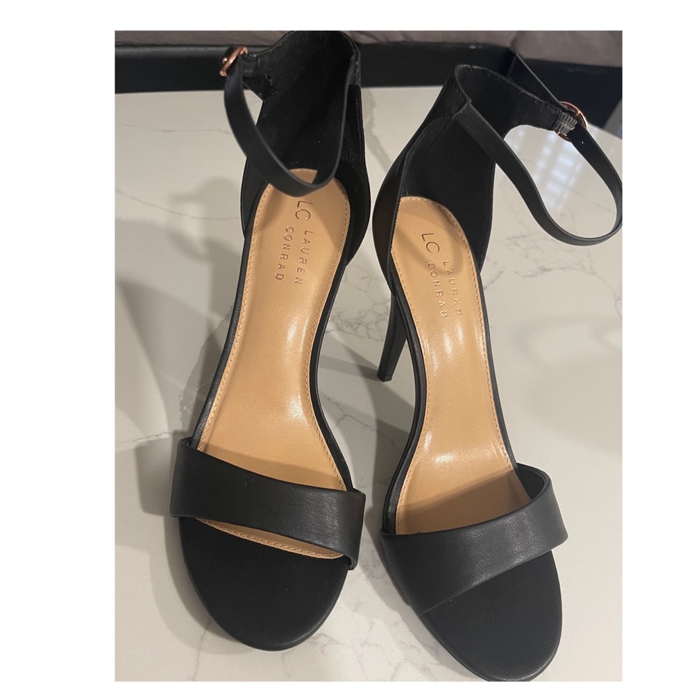 LC Lauren Conrad Women's Hematite Dress Shoes Black Size: 10.